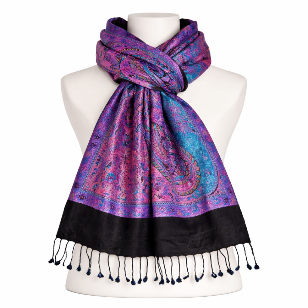 Bright Ethnic Kani Shawl From India
